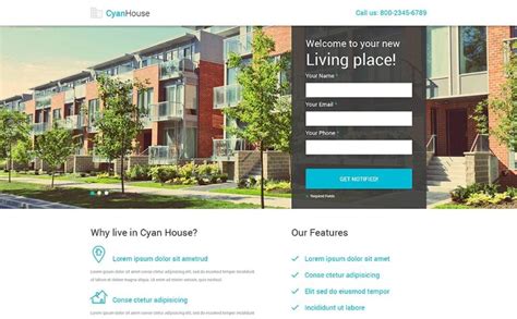 Free 18 Best Real Estate Landing Page Examples And Templates Download