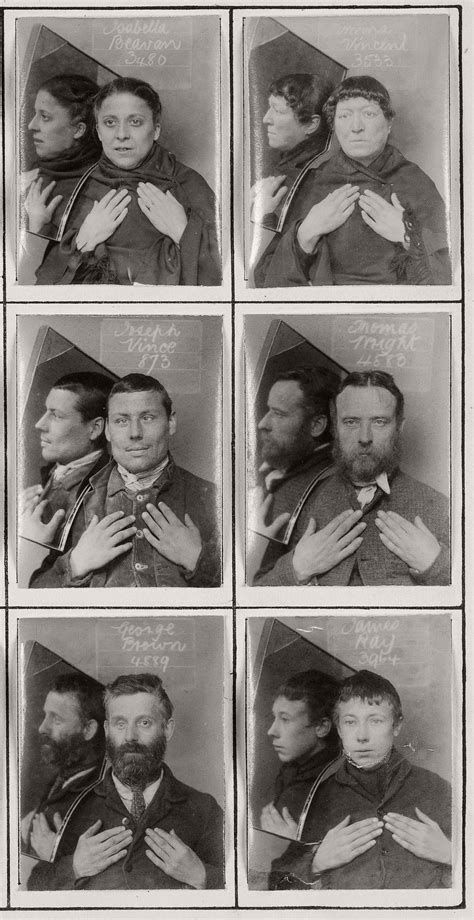Vintage Mugshots Of Prisoners In West London S Monovisions