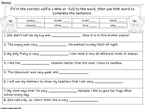Suffix Worksheets For 2nd Grade 2 Education Pinterest Worksheets