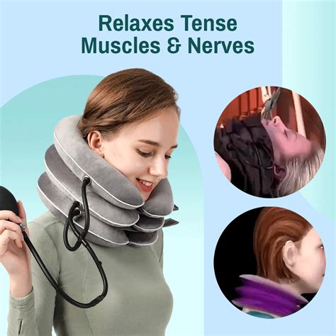 Inflatable Cervical Neck Traction Pillow Myhousesproduct