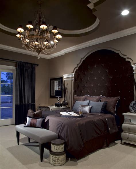 Elegant master bedroom with traditional wall panel. 68 Jaw Dropping Luxury Master Bedroom Designs - Page 26 of ...