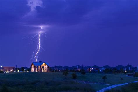 Lightning Storm Over Texas This Photo Was Taken From My Ba Flickr