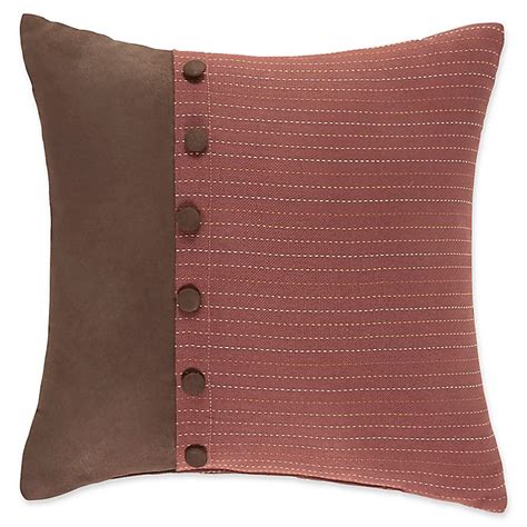 Croscill® Kent 16 Inch Square Throw Pillow In Redbrown Bed Bath And Beyond