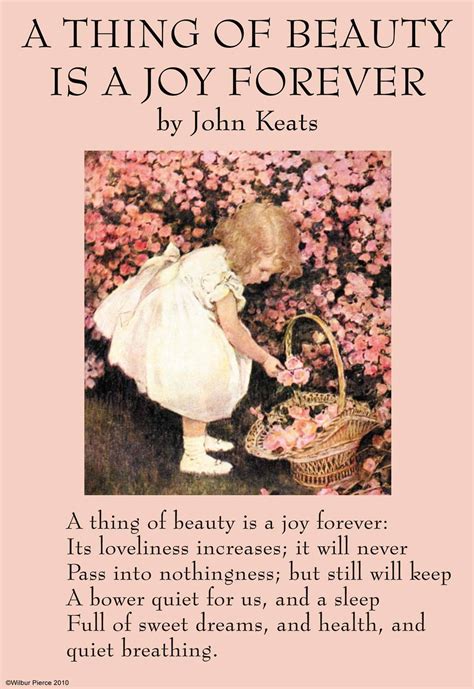 Keats A Thing Of Beauty Poem A Thing Of Beauty By John Keates 2022
