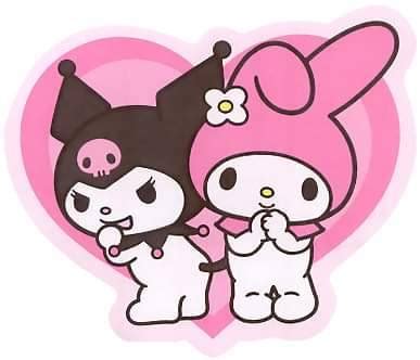 my melody & kuromi this should've been finished on vday but. my melody x kuromi | Tumblr