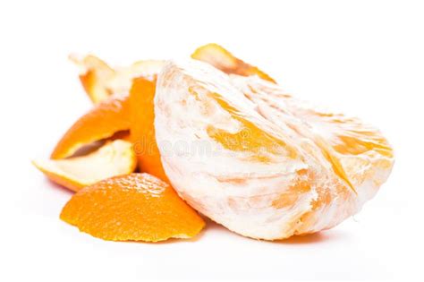 Peeled Orange And Its Skin Stock Image Image Of Fruit 45523515