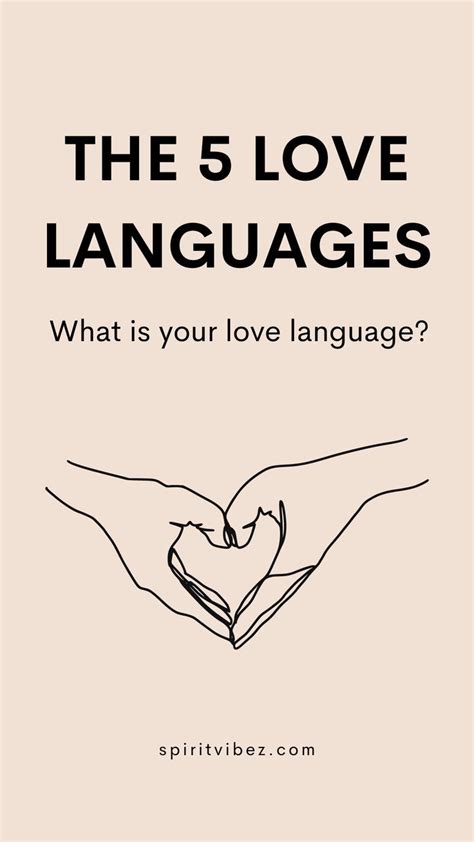 What Are The Five Languages Of Love Spiritvibez Five Love