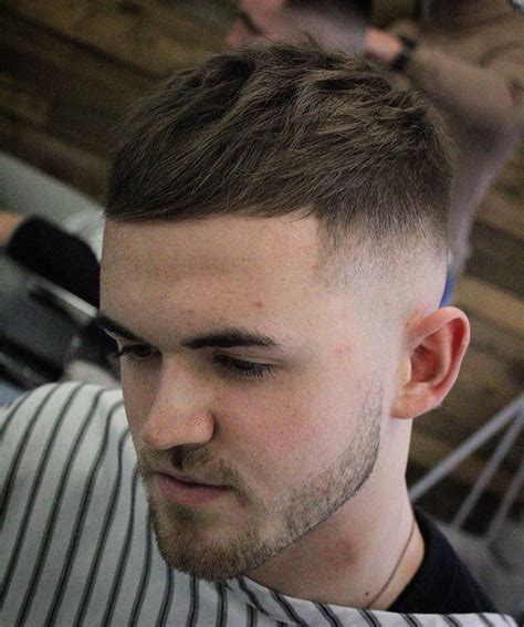 The bald fade haircut is one of the most requested men's looks. Pin on 01剪髮設計-French Crop法式短髮