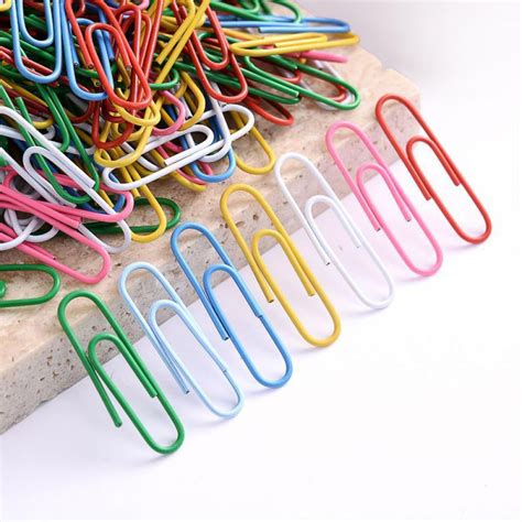 Paper Clips Regular 33mm13 Inch Small Color Paper Clip 100pack