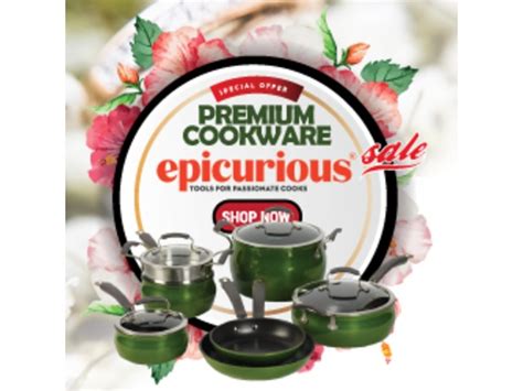 Epicurious Sage Green Cookware Set And Collections Eshop Verified