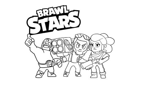 Yazdırılabilir boyama sayfaları brawl stars. 18 Brawl Stars Boyama Sayfaları