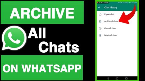 How To Archive All Chats On Whatsapparchive All Chats In Whatsapp