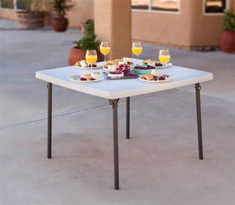 Square table is a storage furniture item that can be placed in the player's workshop or gifted. Lifetime Light Commercial 37 in. Square Folding Card Table ...
