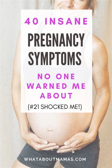 40 Weird Pregnancy Symptoms No One Warned Me About
