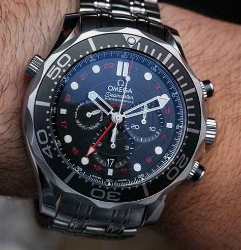 Omega Seamaster 300m Chronograph Gmt Co Axial Watch Hands On Ablogtowatch
