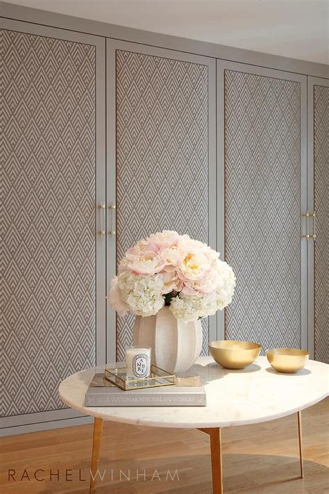 Gray Fabric Closet Doors - Contemporary in 2020 | Closet doors