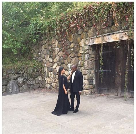 Kanye And Kim All Dressed Up For Steve Stoutes Wedding Little North