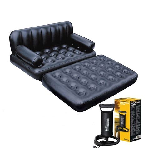 Comfort quest inflatable sofa come air mattress. COMFORT QUEST Inflatable Air Bestway Sofa Bed Mattress ...