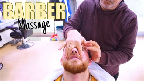 asmr barber massage experienced barber doing asmr youtube