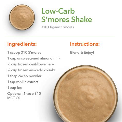 310 Smores Meal Replacement Shake 310 Nutrition