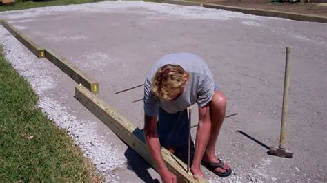 Maybe you would like to learn more about one of these? bocce ball court wood installation - YouTube