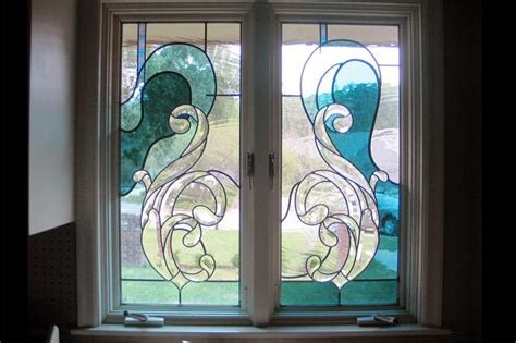 You can use a stained glass window insert measured precisely to fit your shower windows.it will help set the theme for your bathroom, perhaps something nautical or aquatic, and allow you to sing in the shower to your heart's content without worrying that the neighbors can see you. 15 Beautiful Bathrooms with Stained Glass Windows - Rilane