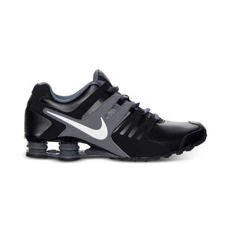 Nike Mens Shox Current Running Sneakers From Finish Line In Blackwhite