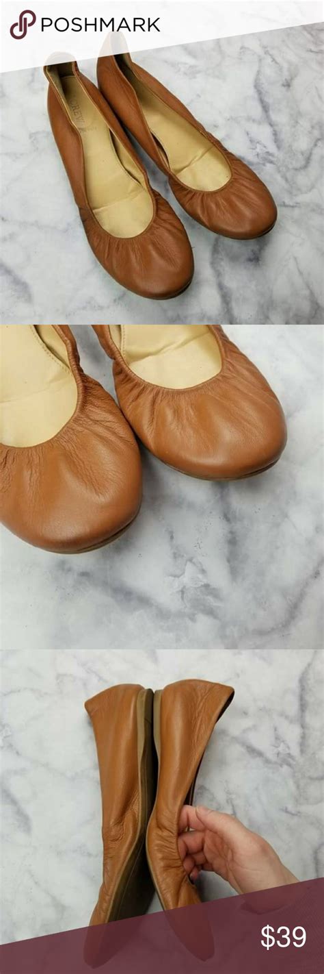 Jcrewbrown Leather Ballet Flats Brown Leather Ballet Flats Leather