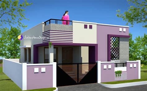 2 bhk home interior design simple. Contemporary Low cost 800 sqft 2 Bhk Tamil Nadu Small Home ...