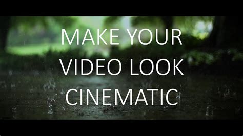 Premiere Pro Tutorial 1 Make Your Videos Look Cinematic Adding