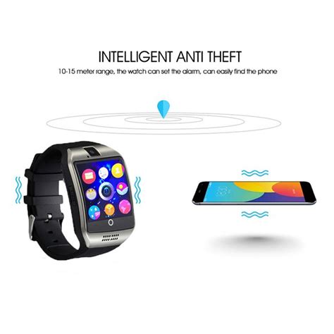 Q18 Bluetooth Smart Watch With Touch Screen Big Battery Support Tf Sim
