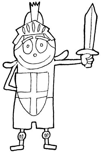 Incluye un disfraz de cruzado medieval para niño, fabricado en tejido de lana, y compuesto por una túnica con la cruz roja de los cruzados o templarios, y una capucha cubrehombros imitación a la cota de malla que se lleva en la edad media. PINTAR GUERREROS Y GLADIADORES