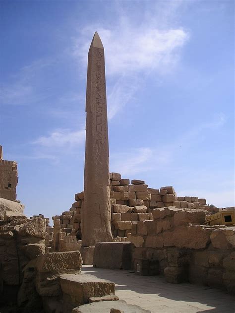 Obelisk Luxor Egypt Egypt Luxor Karnak Obelisk Luxor Thebes