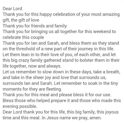 Lord, make us thankful for our food, bless us with faith in jesus' blood; Pin by Orlando South Lake Homes by Kr on Other Wedding ...