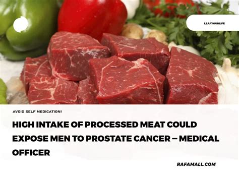 High Intake Of Processed Meat Could Expose Men To Prostate Cancer