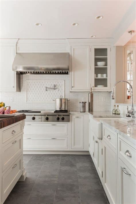 Planet white 45 x 45. Cleaning Ways For Slate Flooring | Kitchen flooring, Grey ...