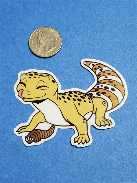 Leopard Gecko Sticker Etsy