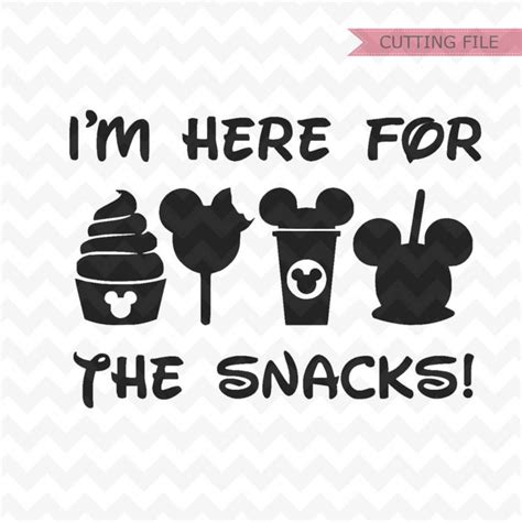 Disney Im Here For The Snacks Svg Trip To Disney Svg And Etsy