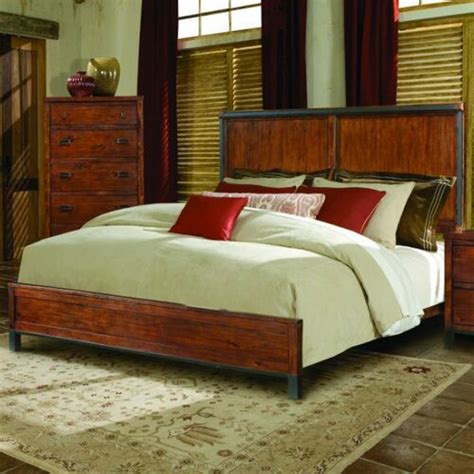 Kathy Ireland Home By Vaughan Rustic Lodge Panel Bed And Reviews Wayfair