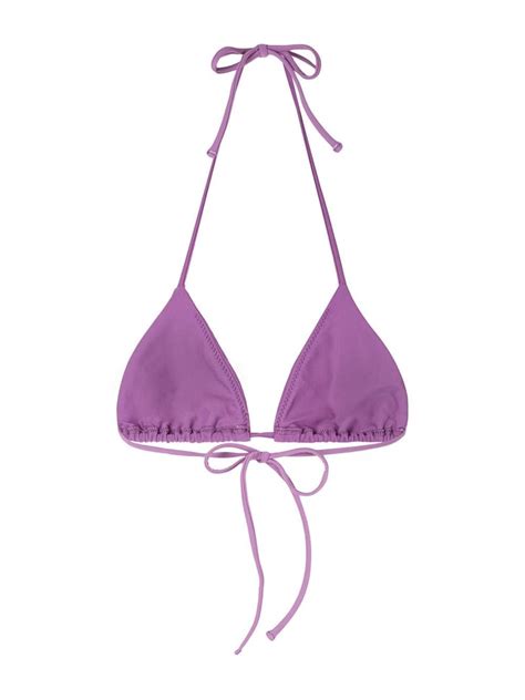 Matteau The String Bikini Top Padma Lakshmi Purple Bikini On