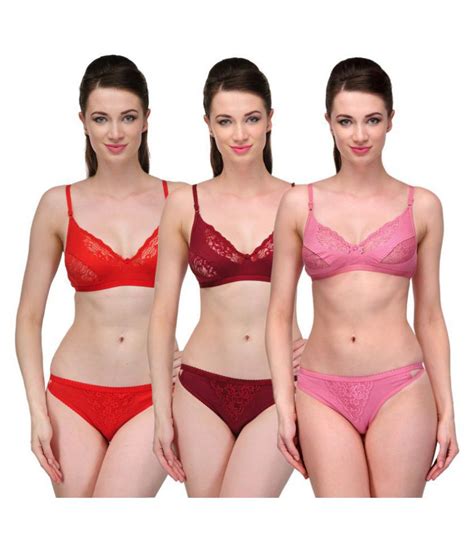 Buy Urbaano Cotton Bra And Panty Set Online At Best Prices In India Snapdeal