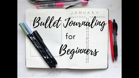 Bullet Journaling Tips For Beginners Youtube