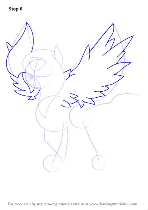 Learn How To Draw Mega Absol From Pokemon Pokemon Step By Step