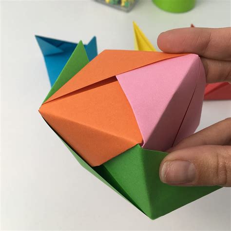 How To Make An Origami Box Easy Instructions For Kids Teach Starter