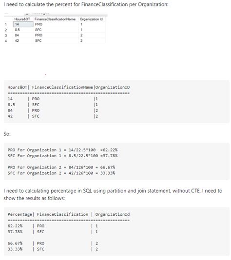 Sql Server Calculating Percentage In Sql Using Partition And Join SexiezPicz Web Porn