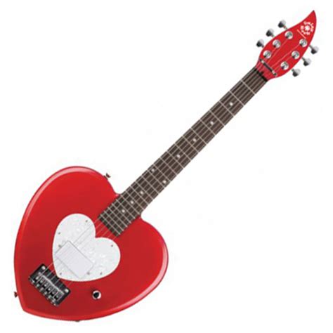 Disc Daisy Rock Heartbreaker Short Scale Electric Pack Red Hot Red At