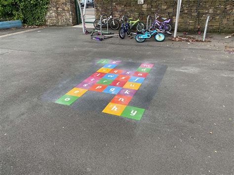 Alphabet Jump Playground Marking For Schools And Nurseries