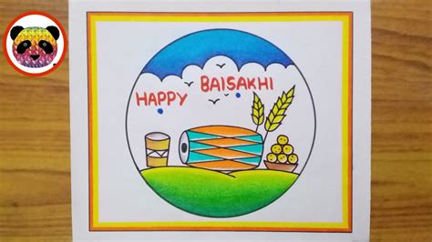 Baisakhi Drawing Baisakhi Festival Drawing Happy Bhaisakhi Drawing