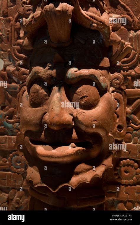 Mayan Art Palenque Museum Chiapas Banque De Photographies Et Dimages à