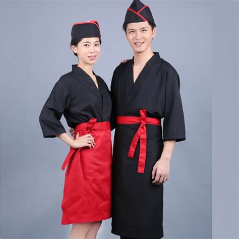10set Hat Apron Shirtjapanese Cuisine Suits Sushi Chefs Clothing Clothing Korea Japan Kimono